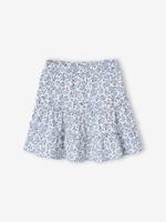 Meisjes rok short van jersey ecru