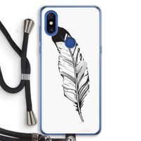 Pluim: Xiaomi Mi Mix 3 Transparant Hoesje met koord