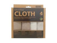 Smart Microvezel schoonmaakdoekjes - grijs/beige - 4st