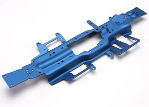 Chassis, revo 3.3 (extended 30mm) (3mm 6061-t6 aluminum) (anodized blue)