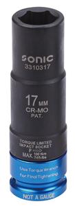 Dop 1/2", kracht met vast moment 17mm 3310317