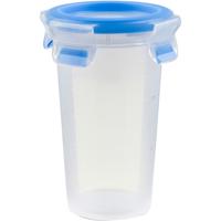 Emsa clip & close vershoudbakje 0,35 l beker (transparant/blauw, rond, ø 9,2cm)