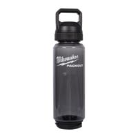 Milwaukee packout™ plastic fles met drinkdop | 1005 ml | zwart - 4932498640