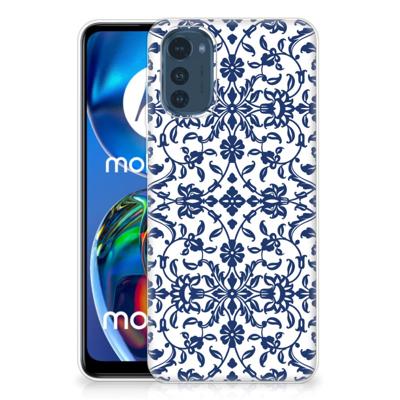 Motorola Moto E32/E32s | TPU Case | Flower Blue