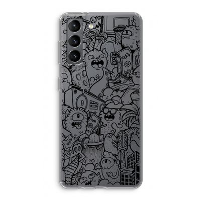 Vexx Black City : Samsung Galaxy S21 Transparant Hoesje