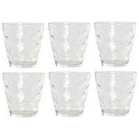 Waterglazen - Sapglazen - Drinkglazen - Cirkels - 24x stuks - glas - transparant - 400 ml