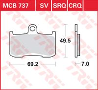 TRW Remblokken, en remschoenen voor de moto, MCB737SRQ