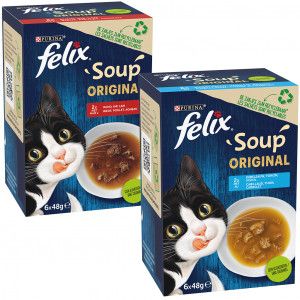 Felix Soup Original Combipack Kattensoep 1 Combipack (4 doosjes)