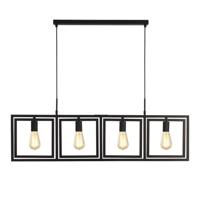 Searchlight Zwarte hanglampPlaza - 23203-4BK