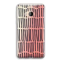 Moroccan stripes: HTC U Play Transparant Hoesje