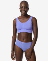 HEMA Dameshipster Katoen Met Kant Blauw (blauw)