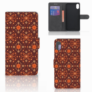 Apple iPhone Xs Max Telefoon Hoesje Batik Brown