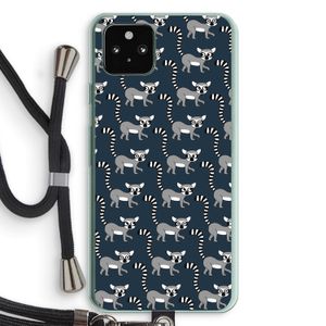 Makis: Pixel 5a 5G Transparant Hoesje met koord