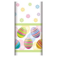 Papstar tafelkleed Pasen - vrolijke print - papier - 120 x 180 cm - Feesttafelkleden - thumbnail
