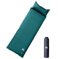 VidaXL Kampeermatras met kussen zelfopblazend 1-persoons groen