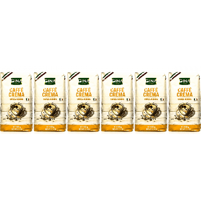 Gina caffè crema - koffiebonen - 6 x 1 kilo