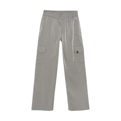 Indian Blue Jeans Winter cargo broek meisjes - grijs - wide leg/shiny