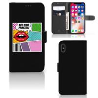 Apple iPhone Xs Max | Wallet Case | met Pasjes | Popart Princess