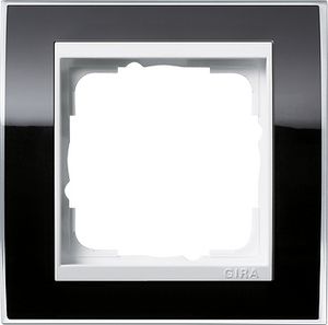 Gira Event Clear Zwart / Zuiverwit 1-voudig