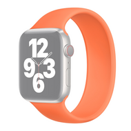 Solo Loop Link serie bandje - Maat: S - Oranje - Geschikt voor Apple Watch 42mm / 44mm / 45mm / 49mm