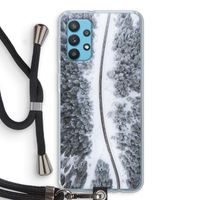Snøfall: Samsung Galaxy A32 4G Transparant Hoesje met koord