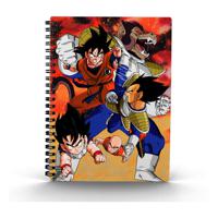 Dragon Ball Notebook with 3D-Effect Goku vs Vegeta - thumbnail