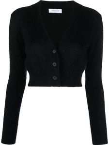 Fabiana Filippi cardigan à coupe crop - Noir