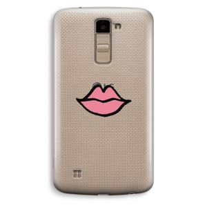 Kusje: LG K10 (2016) Transparant Hoesje