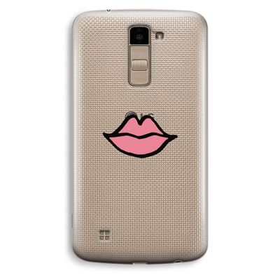 Kusje: LG K10 (2016) Transparant Hoesje