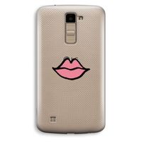 Kusje: LG K10 (2016) Transparant Hoesje
