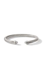 David Yurman bracelet Cable Classics en argent sterling serti de diamants - thumbnail