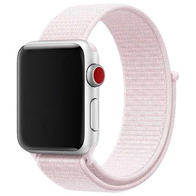 Apple Watch Nylon Geweven Sport Band - Roze - 44, 45, 46 & 49mm