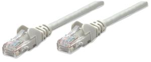 Intellinet 318228 RJ45 Netwerkkabel, patchkabel CAT 5e U/UTP 0.50 m Grijs 1 stuk(s)