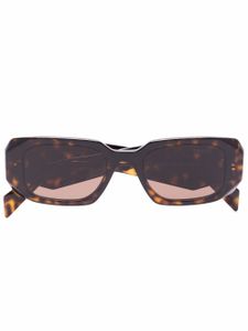 Prada Eyewear lunettes de soleil à monture carrée - Marron