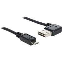 USB 2.0 male left/right > micro-B, 3m Kabel - thumbnail