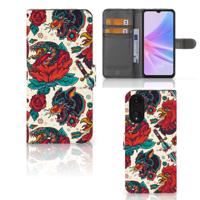 Telefoonhoesje met foto voor OPPO A78 5G | A58 5G Old Skool | Portemonnee hoesje
