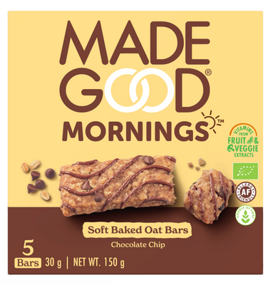 Made Good Mornings Chocolate Chip Granolabar