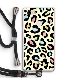 Leopard pattern: Pixel 3 XL Transparant Hoesje met koord