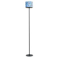 Masterlight Zwarte vloerlampVenus 150cm met Butterfly lampenkap - 1470-05-VL-130