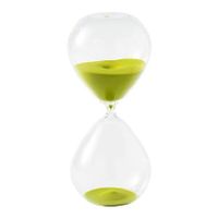 POLSPOTTEN Sandglass Zandloper - L - Light Green - thumbnail