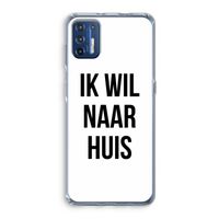 Ik wil naar huis: Motorola Moto G9 Plus Transparant Hoesje