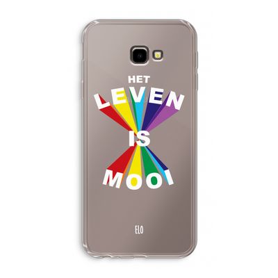 Het Leven Is Mooi: Samsung Galaxy J4 Plus Transparant Hoesje