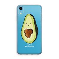Avocuddle: iPhone XR Transparant Hoesje Avocuddle: iPhone XR Transparant Hoesje