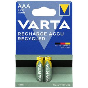 Varta RECH.AC.RECYC.AAA800mAh BLI2 Oplaadbare AAA batterij (potlood) NiMH 800 mAh 1.2 V 2 stuk(s)