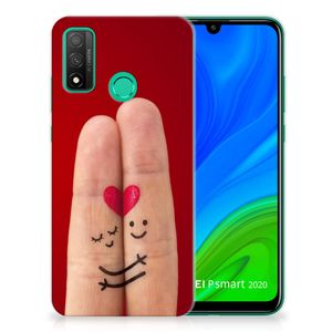 Huawei P Smart 2020 Silicone Back Cover Liefde - Origineel Romantisch Cadeau