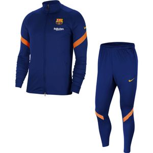 Nike FC Barcelona Dry Strike Trainingspak 2020-2021 Donkerblauw