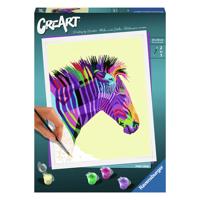 Ravensburger Creart schilderen op nummer - zebra