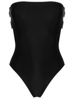 Gloria Coelho maillot de bain bustier à découpe - Noir