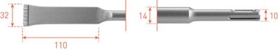 Tandbeitel HM basic sds plus 200x32mm