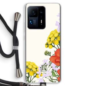 Wilde bloemen: Xiaomi Mi Mix 4 Transparant Hoesje met koord
